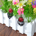 Black Lace Earrings For Women With Rose Alloy Hook Earring